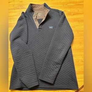 L.L. Bean Quarter Snap Men’s Navy Size Small